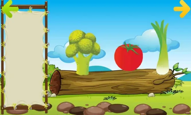 Kids Vegetable World android App screenshot 0