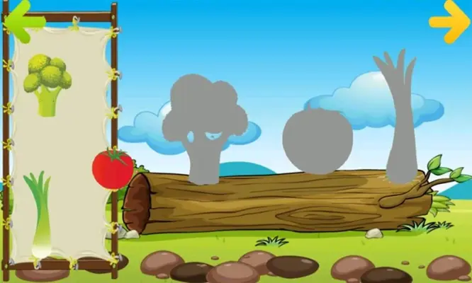 Kids Vegetable World android App screenshot 1